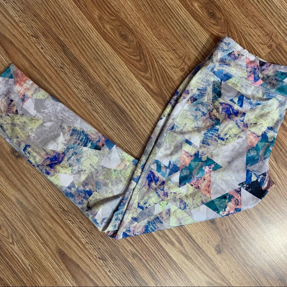 Mossimo Leggings Active Yoga Pants Paint Splatter